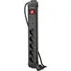 Image de Lanberg SP1-05F-0500-BK rallonge électrique 5 m 5 prise(s) CA Intérieur Noir