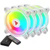 Image de Savio FAN-01 WHITE système de refroidissement d'ordinateur Boitier PC Ventilateur Blanc - Neuf