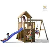 Image de FUNGOO CAROL3 / BOIS D'AIGUILLE KDI Tour de jeux extérieur jardin toboggan balançoire grimper