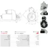 Image de Démarreur As-pl S0535s Alfa Romeo 0001y03631 00k68080459aa 31100-55l00 51787218