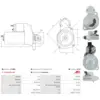 Image de Démarreur As-pl S1068s Hyundai 36100-2g000 36100-2g200 36100-2g250 36100-2g300
