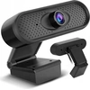 Image de Webcam USB avec microphone et clip de fixation Caméra d'ordinateur Full HD 1080P PC Home-Office 30fps Câble de 1,7m