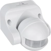 Image de Détecteur de mouvement PIR Capteur crépusculaire Infrarouge IP44 blanc Portée 12m Charge max. 800/1200W MCE358 W