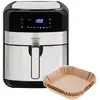 Image de Friteuse sans huile 9 programmes 5,0 l Airfryer Camry CR 6311 + inserts en papier pour friteuse 16 cm biodégradables 100 pièces