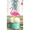 Image de DÃ©coration pour Dessert - Aloha - Flamants Roses x 6