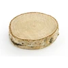 Image de Marque-places En Bois Pour La Table, Diamètre 4,5-6,5 Cm (1 Paquet / 20 Pièces)