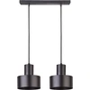 Image de Double suspension minimaliste noire décorative pour le salon Rif 2xE27 15W Sigma Lighting