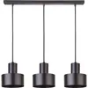 Image de Suspension Noire Minimaliste Triple Rif 3xe27 Sigma
