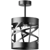 Image de Plafonnier Design Gris 17,5 Cm Modu  Frez E27 Sigma