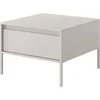 Image de Selsey FALSETTO - Table basse avec tiroir - 68x68 cm - beige