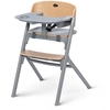 Image de Kinderkraft LIVY 3-in-1 - Chaise haute pour enfants - siège réglable & repose-pieds - pour enfants & adultes jusqu'à 110 kg - design moderne - naturel