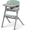 Image de Kinderkraft LIVY 4-in-1 - Chaise haute avec transat - siège et repose-pieds réglables - jusqu'à 110 kg - ergonomique - design moderne - vert