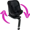 Image de Kinderkraft I-GUARD i-Size - Siège auto 40-105 cm - Norme R129 - 360° - H-GUARD SYSTEM - ISOFIX - Coque ventilée - Appuie-tête réglable - Noir