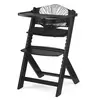 Image de Kinderkraft Chaise haute avec coussin ENOCK noir