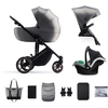 Image de KINDERKRAFT SELECT 3in1 poussette combinée Prime 2 Shadow Grey, Premium