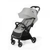 Image de Kinderkraft APINO Buggy - Poussette - Capacité jusqu'à 24 kg - 7,5 kg léger - AUTO FOLDING - Dossier réglable - Grandes roues - Gris