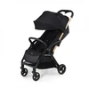 Image de Kinderkraft APINO Buggy - Poussette - Capacité jusqu'à 24 kg - 7,5 kg léger - AUTO FOLDING - Dossier réglable - Grandes roues - Noir