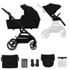 Image de KINDERKRAFT SELECT Poussette combinée Yoxi 2in1 Noir pur
