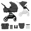 Image de Kinderkraft Poussette 2en1 YOXI gris
