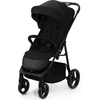 Image de Kinderkraft TRIG 3 - Grande poussette jusqu'à 25 kg - Pliable d'une seule main - Dossier réglable - Capote imperméable - Grandes roues EVA - Noir