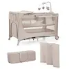 Image de Kinderkraft Lit parapluie 3en1 JOY 2 avec accessoires beige
