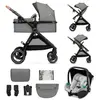 Image de Kinderkraft Poussette Trio ESME gris