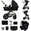 Image de KINDERKRAFT Poussette combinée Moov 2 Air 3in1 Pure Black