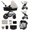Image de Kinderkraft Poussette Trio MOOV 2 AIR gris