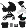 Image de Kinderkraft Poussette 3en1 YOXI noir