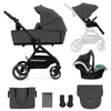 Image de Kinderkraft Poussette 3en1 YOXI gris