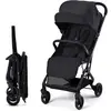 Image de Poussette Kinderkraft INDY 3 - De la naissance à 15 kg - Légère et compacte - Pliable d'une seule main - Noir