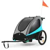 Image de Kinderkraft Remorque Vélo Enfant 3en1 NAVA bleu
