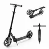 Image de Kinderkraft FREELY Scooter noir - trottinette urbaine pliable pour enfants à partir de 5 ans & adultes jusqu'à 100 kg, noir