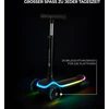 Image de Kinderkraft RAKET - Trottinette - 3 roues - Plateforme LED & Roues RGB - Réglable en hauteur - Pliable - A partir de 2 ans - Jusqu'à 50 kg - Bleu