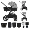 Image de Kinderkraft Poussette polyvalente NEA 2 Lunar Black BIZUU