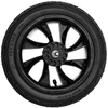 Image de Kinderkraft Roue arrière (axe rond) pour poussette PRIME/PRIME 2/PRIME LITE noire