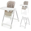 Image de Kinderkraft Chaise haute 3-en-1 TULO beige