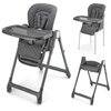 Image de Kinderkraft Chaise haute 3-en-1 TULO gris