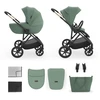 Image de Kinderkraft Poussette multifonction PRIME 3 2 en 1 vert foncé