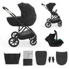 Image de KINDERKRAFT Poussette combinée 3 en 1 Prime 3 Venezian Black