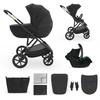 Image de Kinderkraft Poussette multifonction 3en1 PRIME 3 noir