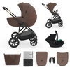 Image de Kinderkraft Poussette multifonction 3en1 PRIME 3 marron