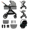 Image de Kinderkraft Poussette multifonctionnelle 3 en 1 ESME PRO gris