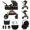 Image de Kinderkraft Poussette multifonctionnelle 3 en 1 ESME PRO noir