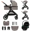 Image de Kinderkraft Poussette 3en1 Esme Pro / Poussette combinée, Kinderkraft:Sand Beige