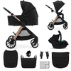 Image de Kinderkraft Poussette multifonctionnelle 3 en 1 VESTO 2 noir