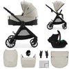Image de Kinderkraft Poussette multifonctionnelle 3 en 1 VESTO 2 beige