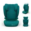 Image de Siège enfant Kinderkraft JUNIOR FIX 2 PLUS, appuie-tête réglable, H-GUARD, SPS, installation ISOFIX et par ceinture, housse respirante AIR FLOW, vert