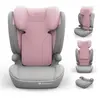 Image de Kinderkraft I-SPARK 2 PLUS   Siège auto i-Size 100 150 cm, rehausseur 2-en-1, 3,5 12 ans, H-GUARD & SPS, appuie-tête réglable sur 10 positions, rose