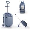 Image de Kinderkraft Valise enfant 2 en 1 avec assise CABBY bleu